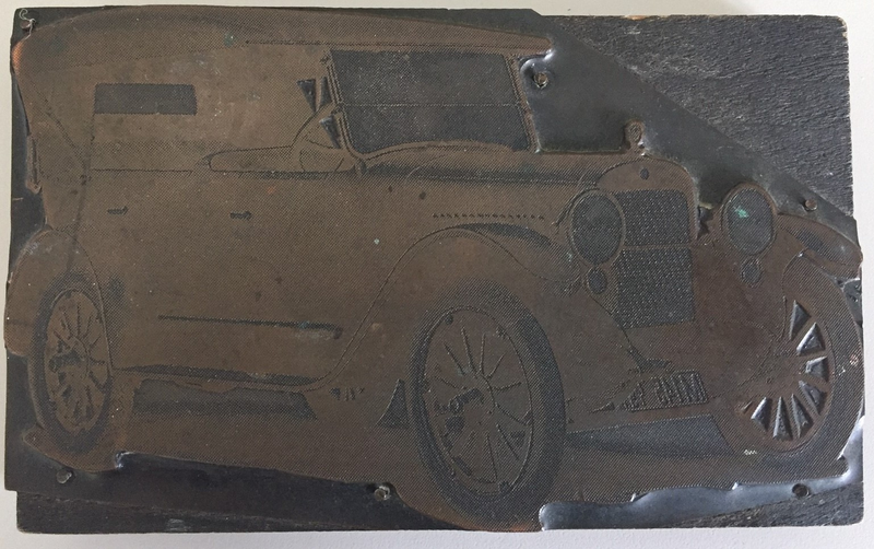 Newspaper printing block I now have